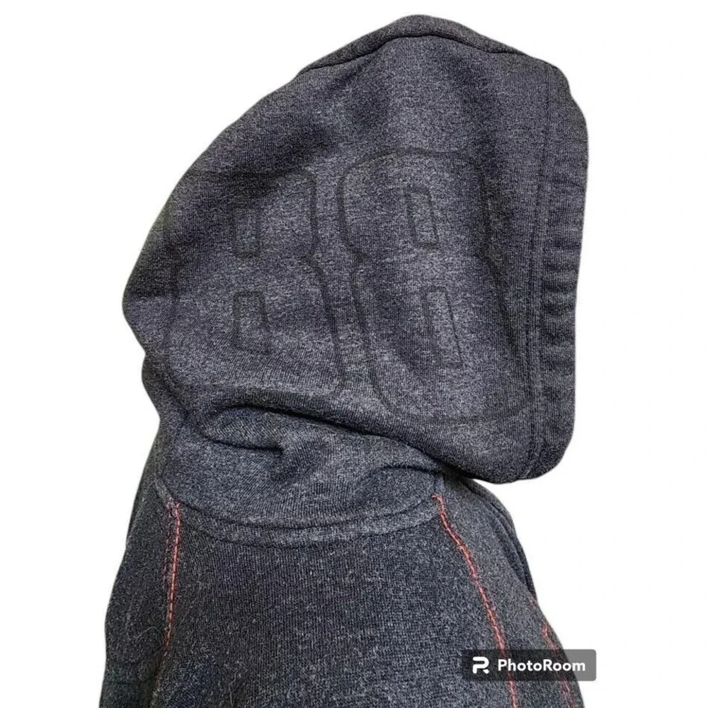 Dale Earnhardt Jr Gray Hoodie XL Embroidered Full Zip 88 Nascar Over The Wall - Picture 4 of 11